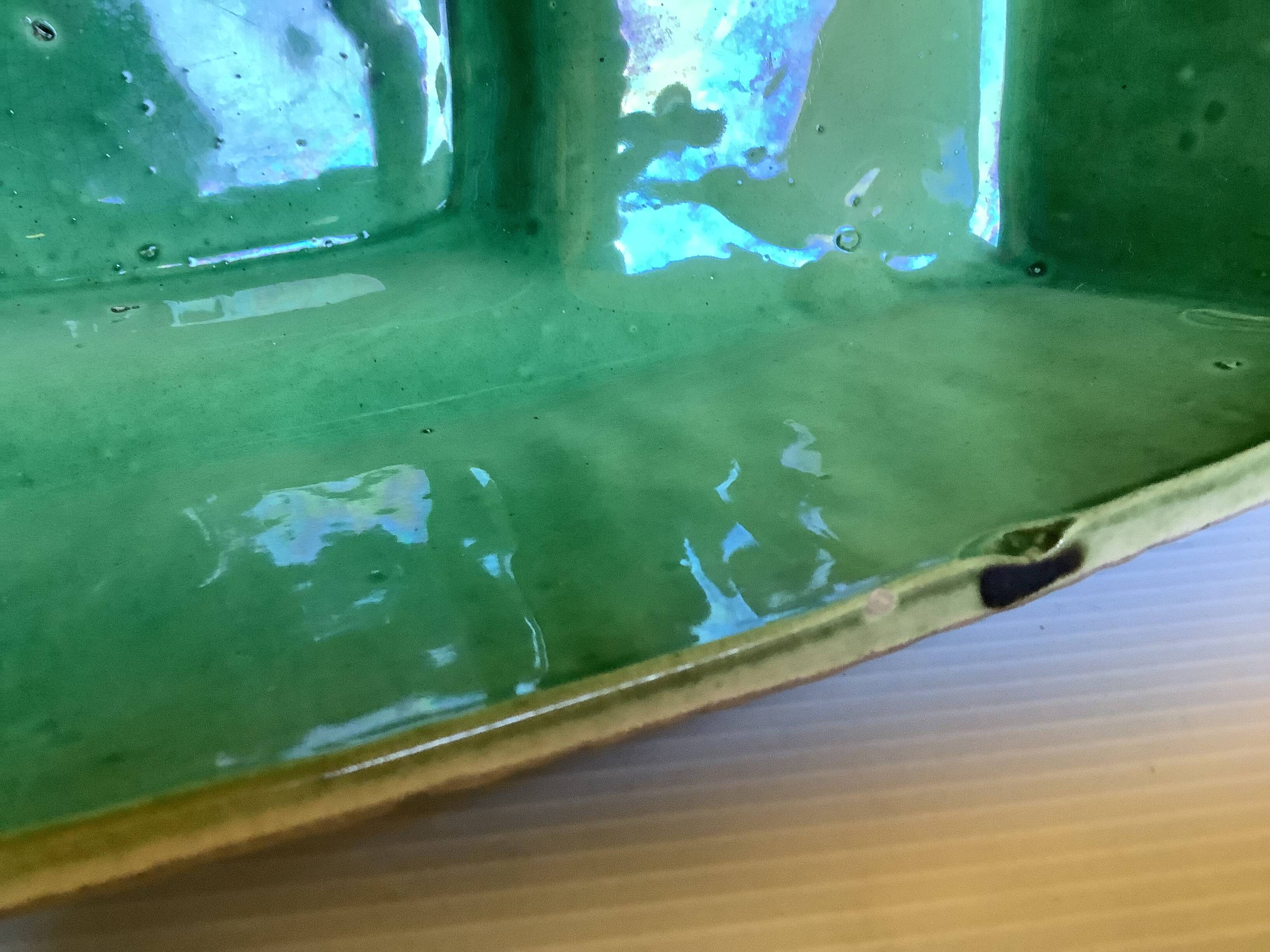 Large planter pot Adli Reuver signed