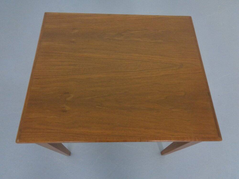 Danish Teak Nesting Tables by Kvalitet Form Funktion, 1960s, Set of 3