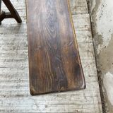 Paire de bancs en chêne massif