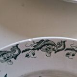 Set of 12 Saint Amand ironstone plates, Richelieu model