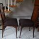 Pair of vintage charles Ramos chairs solid beech