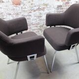 Set of #2 Eero Saarinen style dining chairs