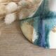Handmade ceramic candle holder