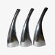 Set of 3 silver candlestick holders, denmark