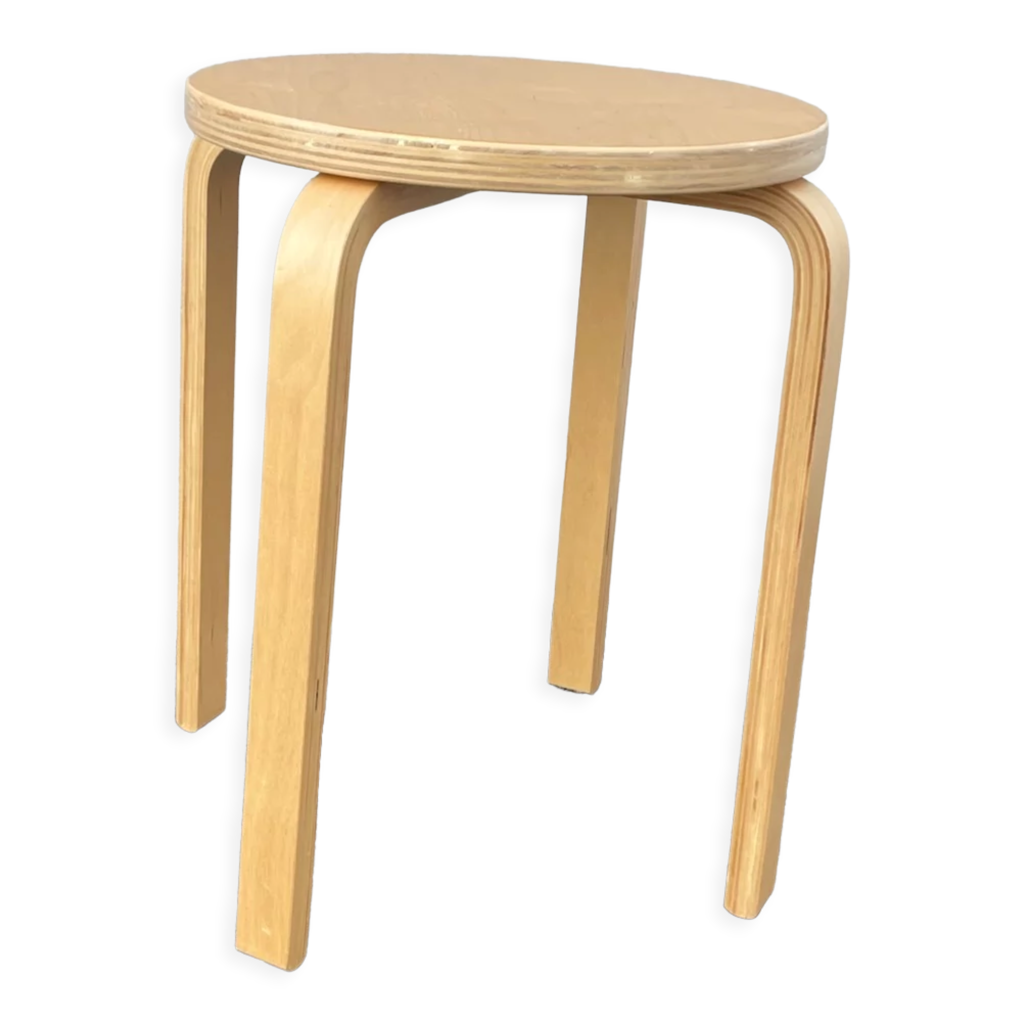 Ikea round wooden stool hotsell