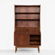 Midcentury Danish book shelf secretaire in teak by Nexø 1960s