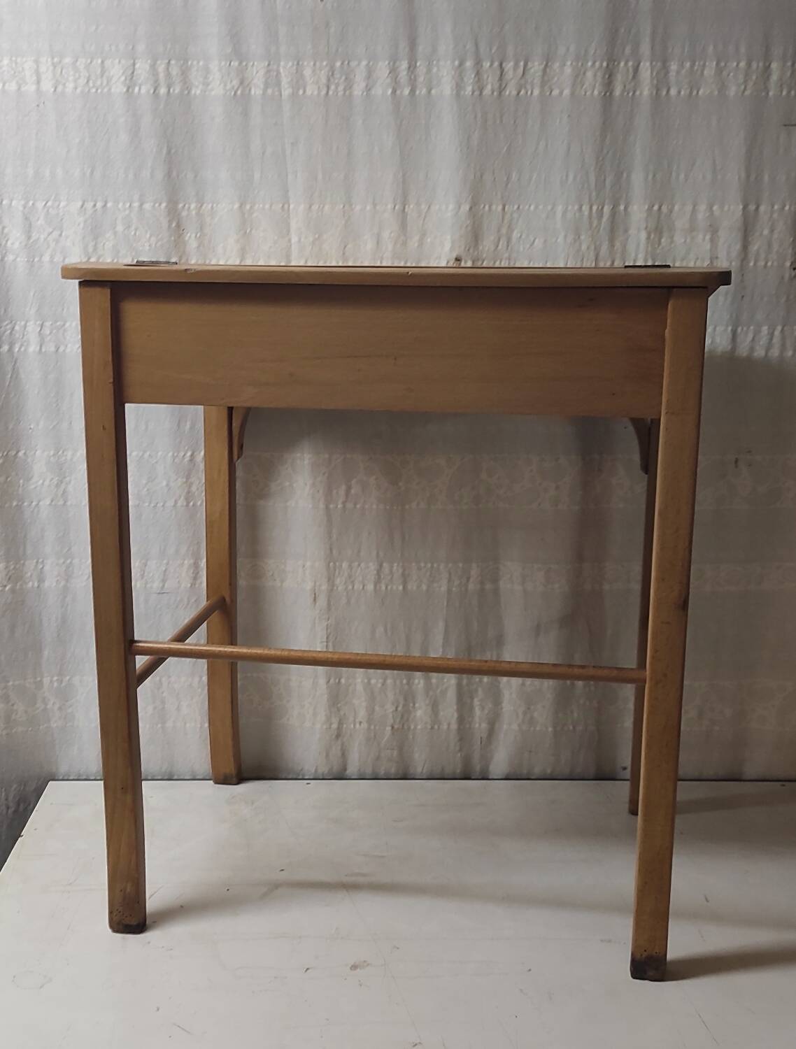 Wooden children's desk and chair - mid-20th century