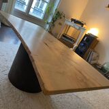 Table basse métal et bois