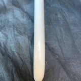 Vintage cylindrical coat rack with chrome hook