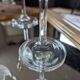 6 crystal stem glasses from Cristal d’Arques Folia – 1970s-1980s