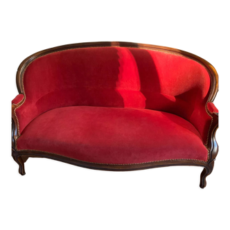Louis-Philippe style basket sofa