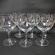 Set of 6 stemmed glasses