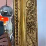 Miroir Louis-Philippe doré – XIXe siècle