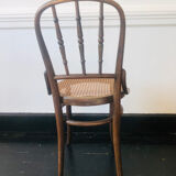 Pair of bistro chairs signed Thonet