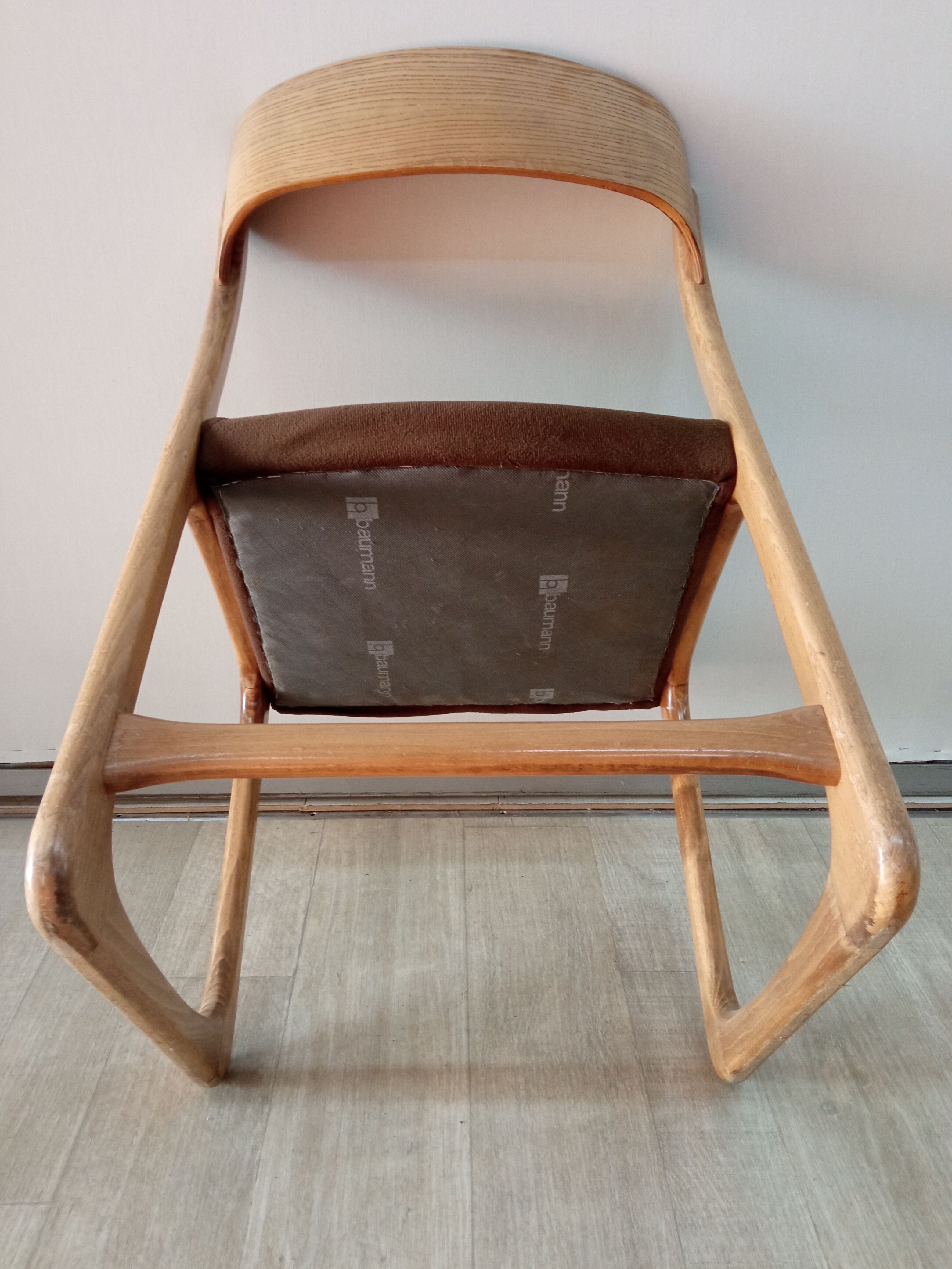 6 Baumann sleigh chairs