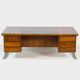 Mid century modern executive writing desk in rosewood, 1960s