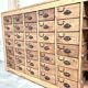 35-drawer craft cabinet, Circa 1950