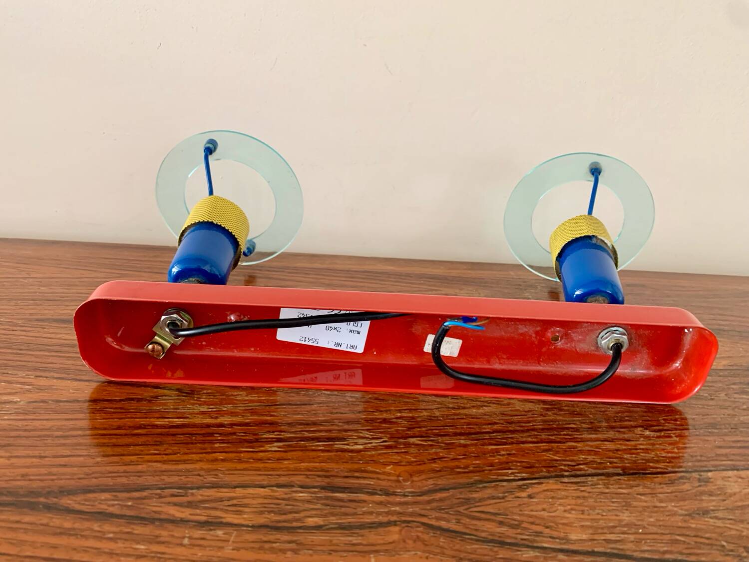 Vintage Memphis 80's wall light