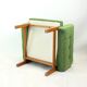 Midcentury Armchair In Fabric & Beech, Czechoslovakia 1960s