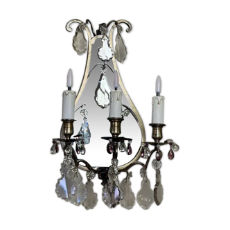 Pair of Lyre Shaped Wall Lights