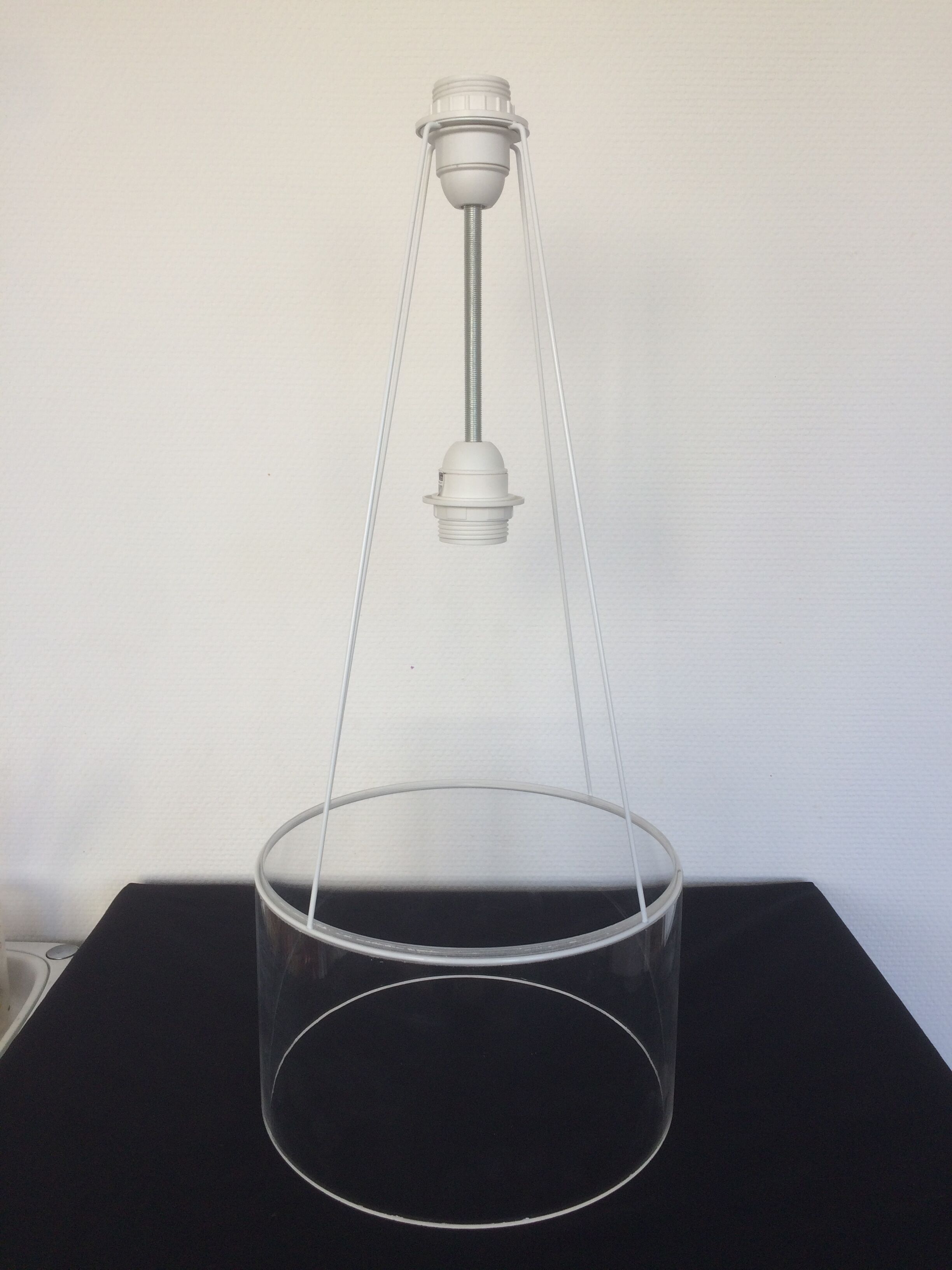 Lamp'tub ecru burberry lounge lamp - classic design