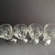 4 verres à eau XIXème – Établissements Legras