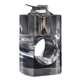 Vintage 1970s lucite Ronson table lighter