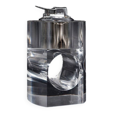 Vintage 1970s lucite Ronson table lighter