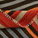 3x12 Kilim Long Striped Vintage Kilim Runner Rug For Hallway, 77x360 Cm