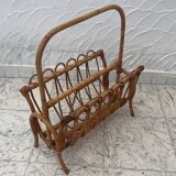 Bamboo magazine rack