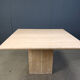 Vintage travertine dining table, 1970s