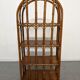 Bamboo and rattan shelves from the 60s/70s