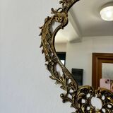 Gilded bronze mirror