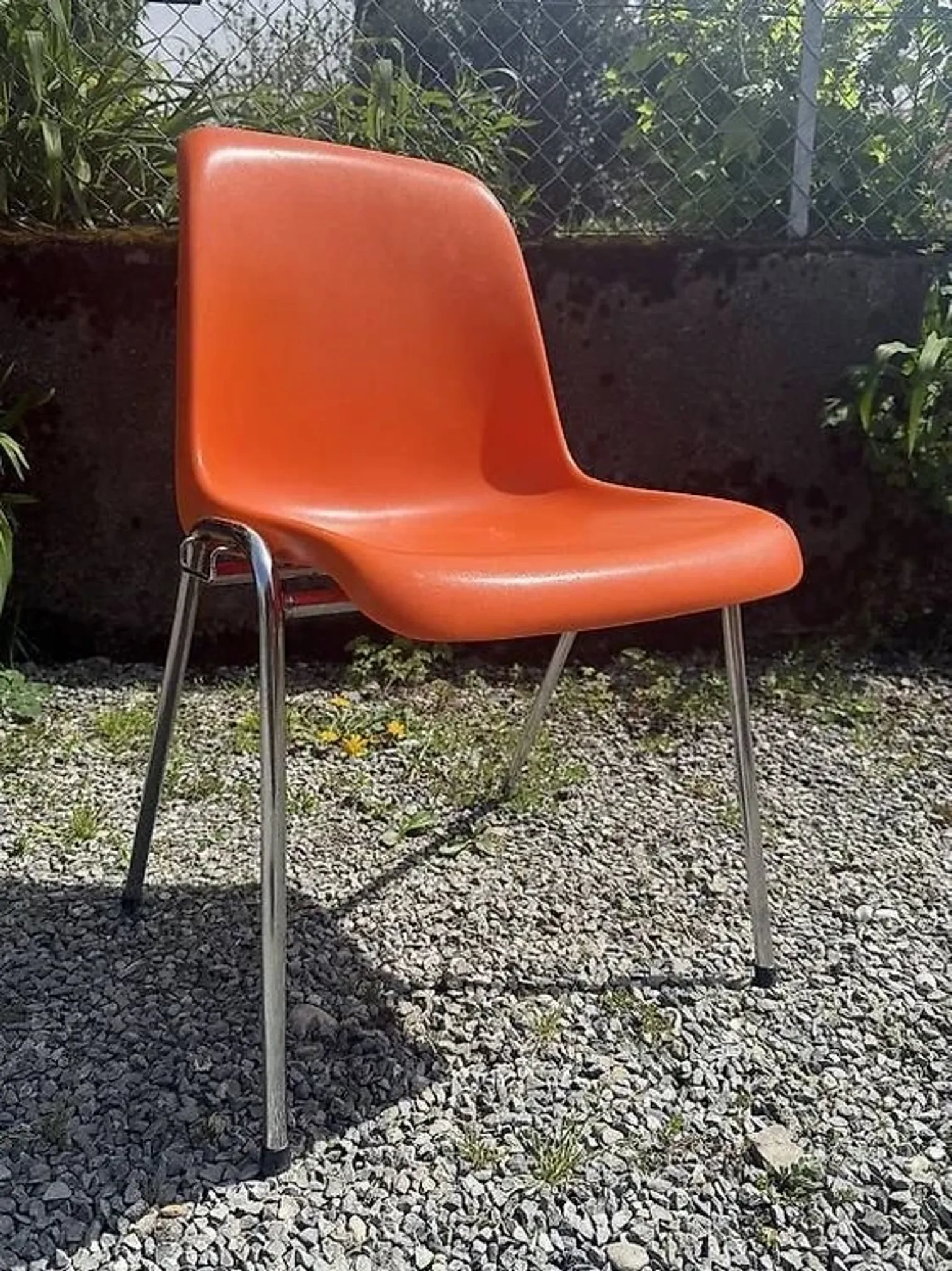 Bofinger BA1171 Chair Pair by Helmut Bätzner stackable in fibre of