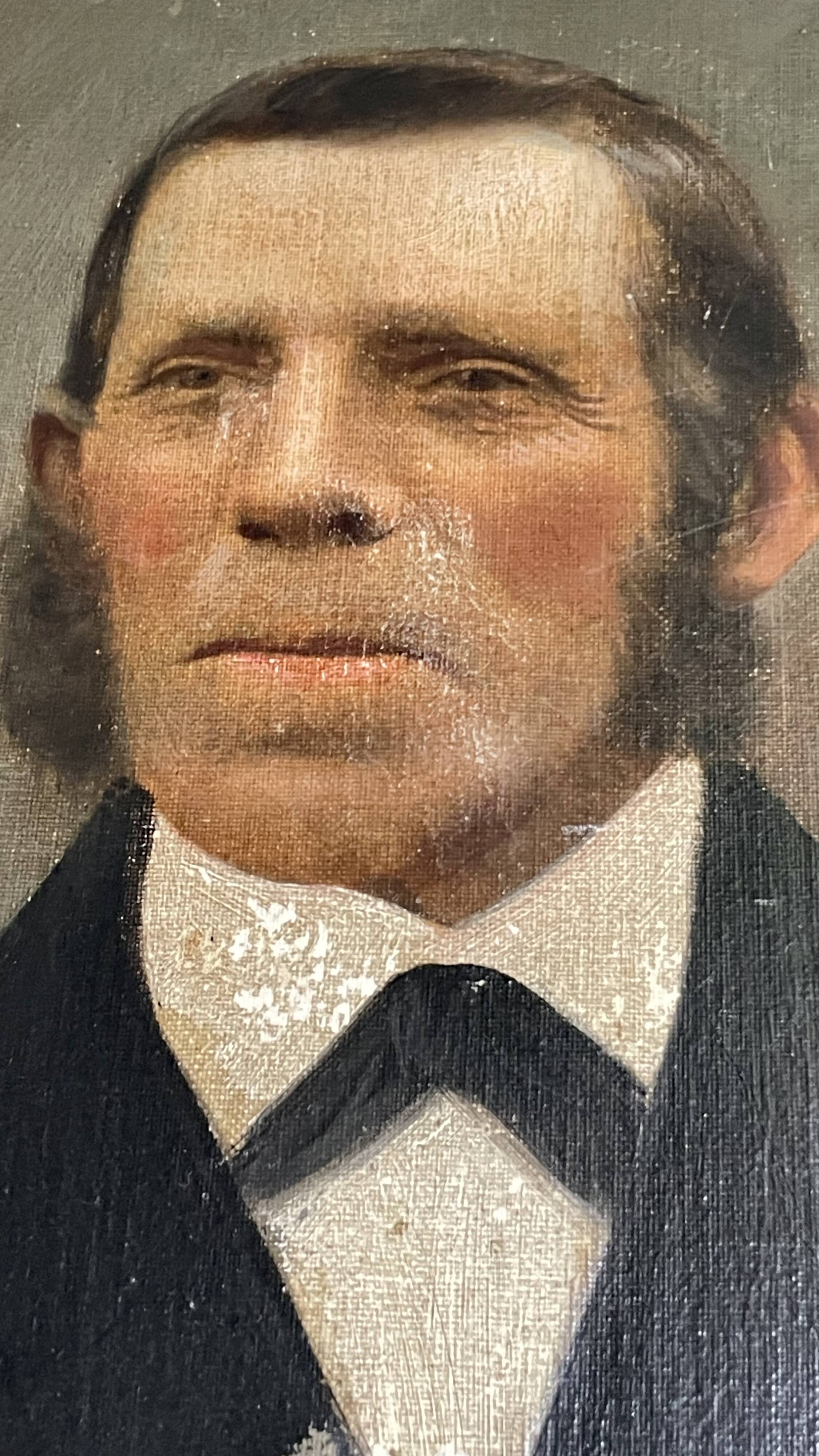 Portrait, 19th-Century, Oil on Canvas