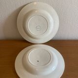 Antique ironstone plates from the coal mines