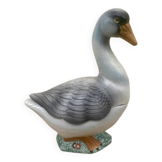 Old goose-shaped soup tureen