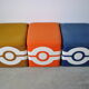 Poufs vintage année 80