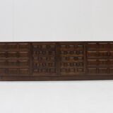 Spanish brutalist sideboard credenza