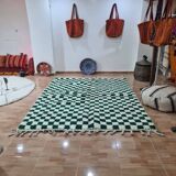Handmade wool Berber rug 250x150 cm