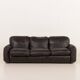 Vintage Piumotto Three-Seater Sofa by Arrigo Arrigoni for Busnelli, 1970s