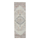 Tapis persan marron et crème