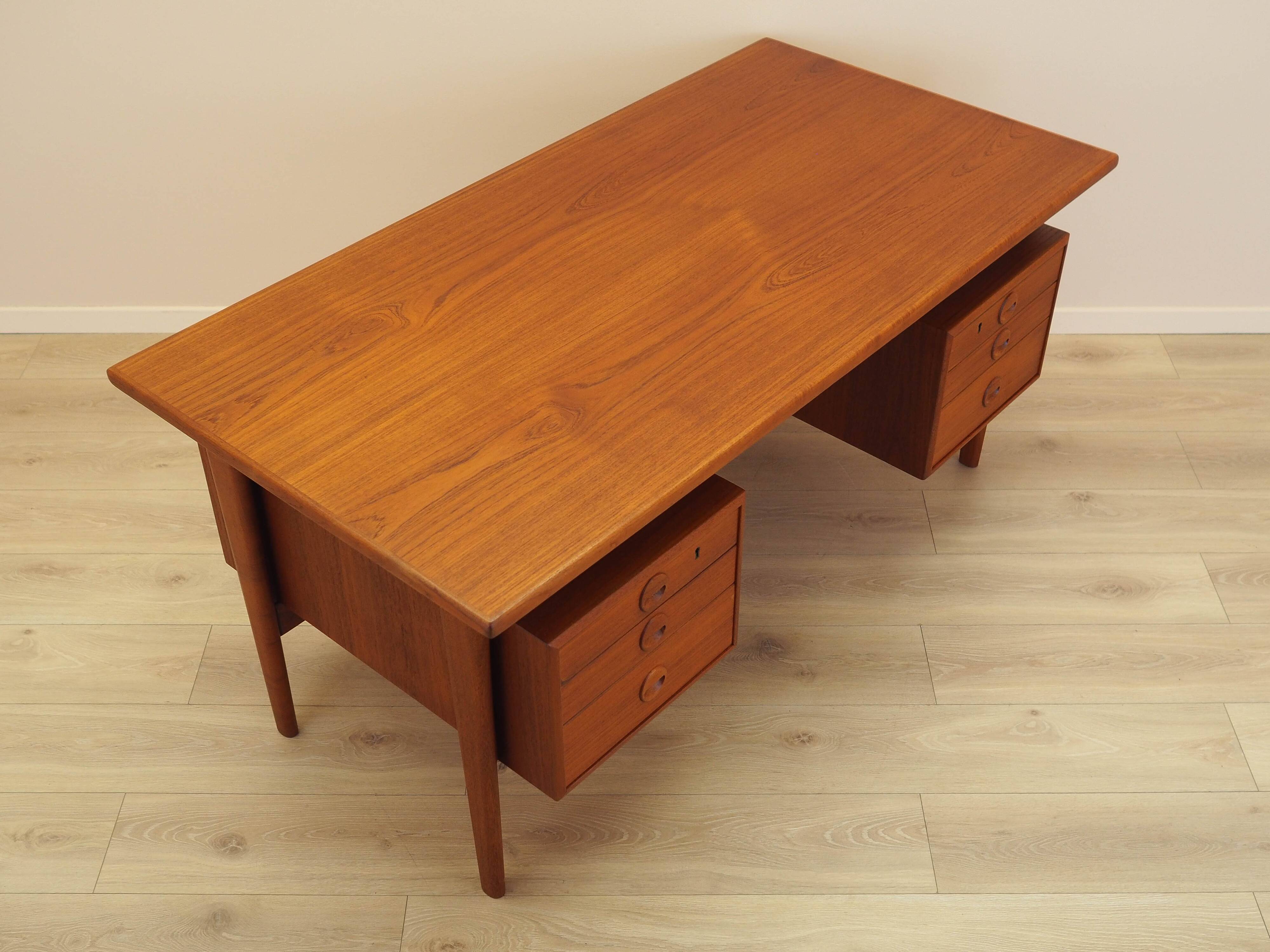 Teak desk, Danish design, 1970s, designer: Kai Kristiansen