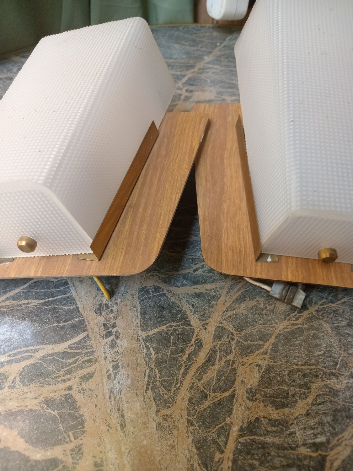 Pair of 1960s wall lights
