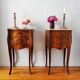 Pair of Louis XV style bedside tables