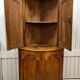Double Body Corner Cabinet in Walnut from the end of the 19th century