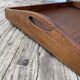 Large serving platter in solid oak
