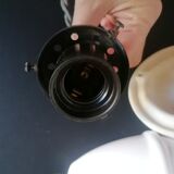 Old white ceramic pendant lamp