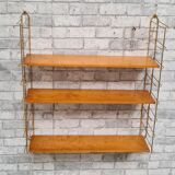 Vintage shelf 1950 in stained wood