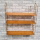 Vintage shelf 1950 in stained wood